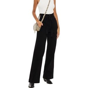 J BRAND Sukey belted high-rise wide-leg jeans